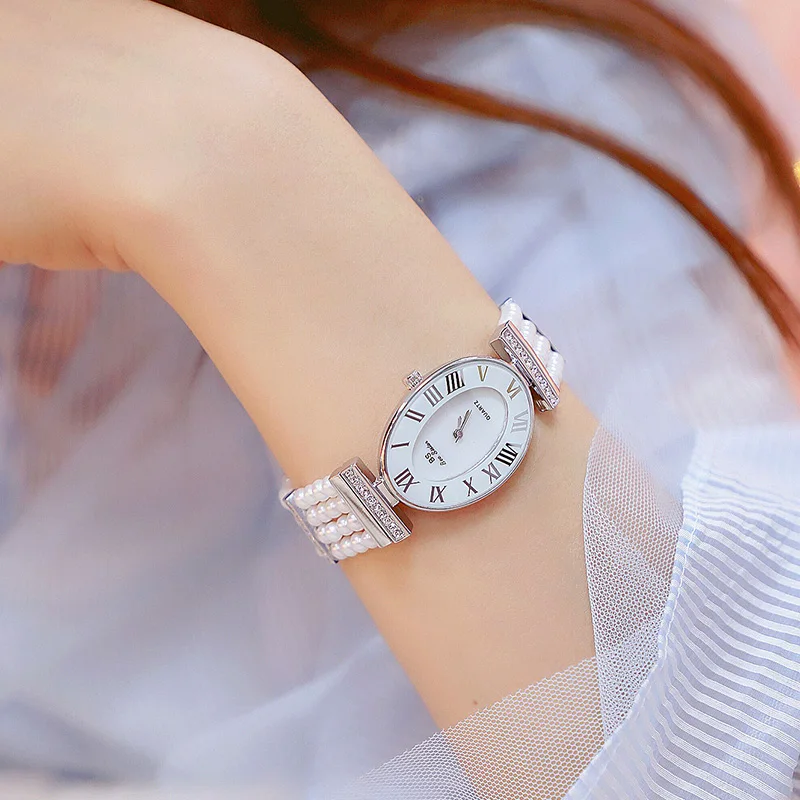 Новое поступление, женские часы Montre, Топ бренд, жемчужный браслет, модные нарядные часы, женские наручные часы, Relogios Femininos saat