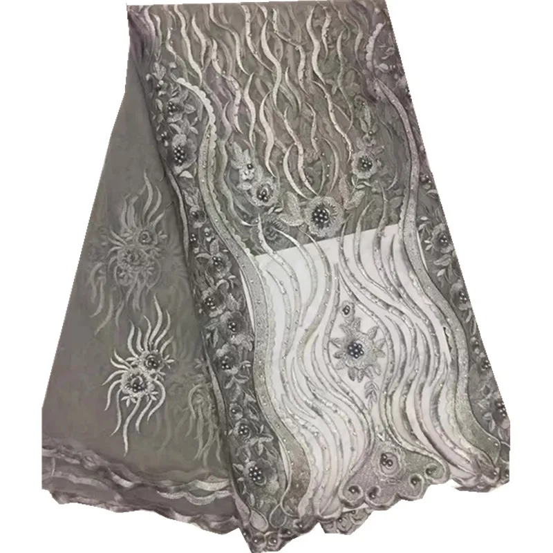 Африканский французский Кружево Ткань высокое качество 2017 Тюль Лидер продаж для