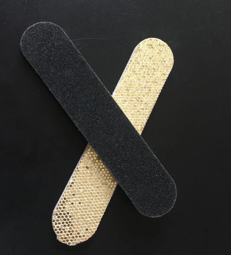 Пилочки для ногтей 100 мм из ЭВА с золотыми блестками 150 горячая Распродажа 10 шт. |