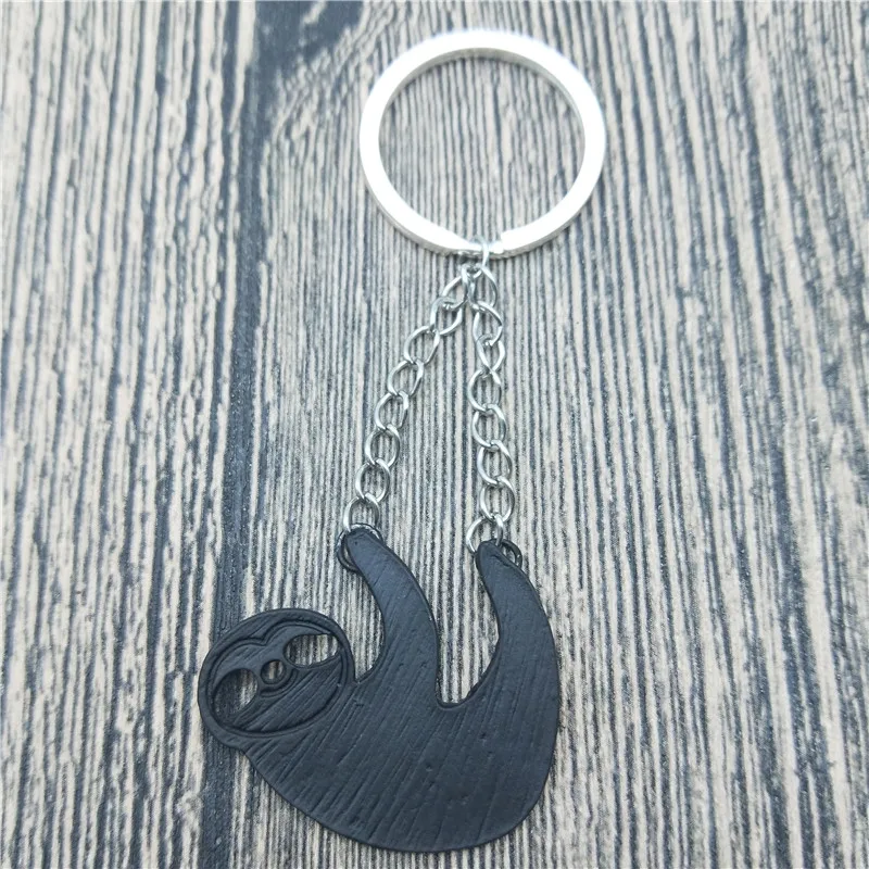 

New Sloth Key Chains Fashion Pet Sloth Jewellery Sloth Car Keychain Bag Keyring For Women Men