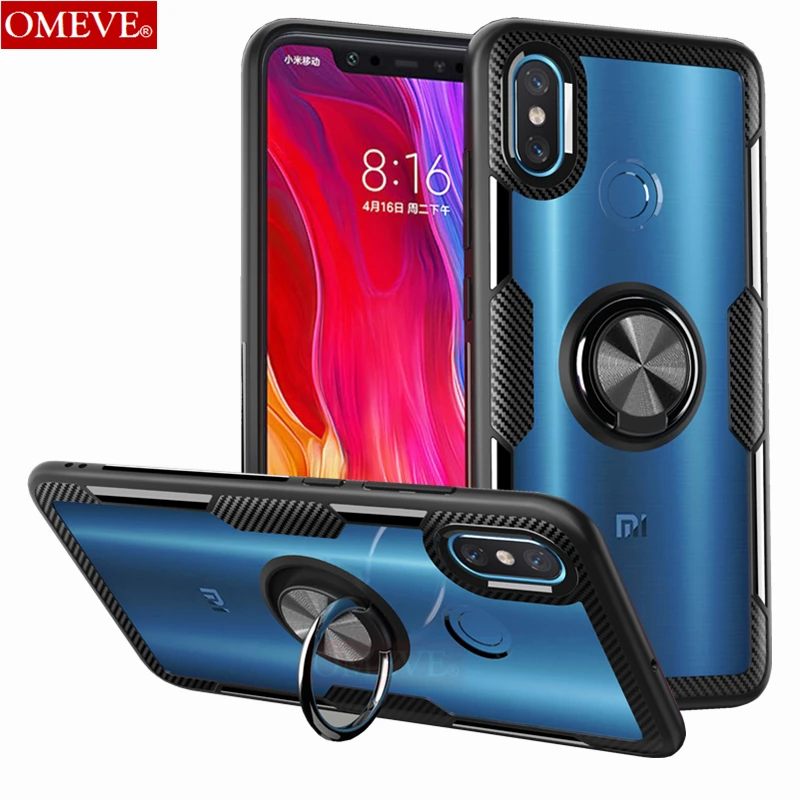 Чехол OMEVE для Xiaomi Mi 8 силиконовый гелевый резиновый бампер HD Cleaer жесткий чехол Mi8