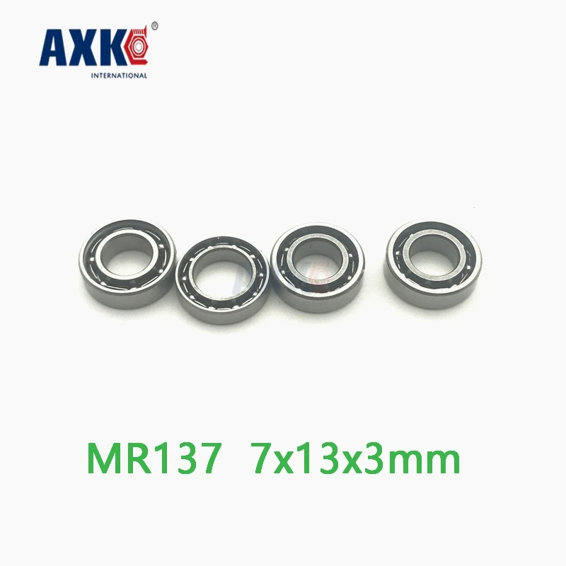 Axk Mr137 открытый подшипник 10 шт./лот 7x13x3 мм тонкая стенка с глубоким желобом