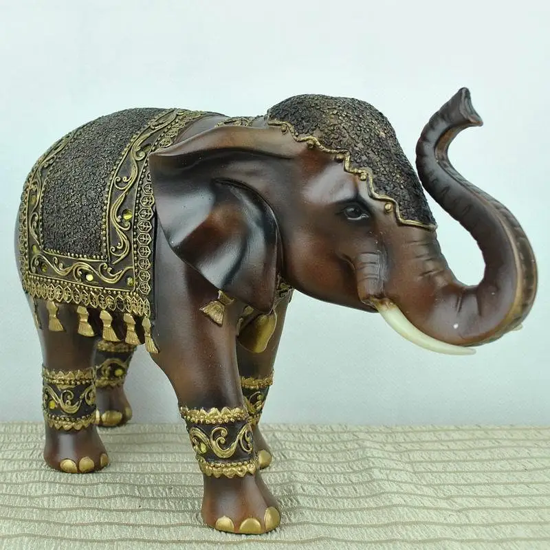 Креативное украшение резной слон ферма животные декоративные аксессуары для