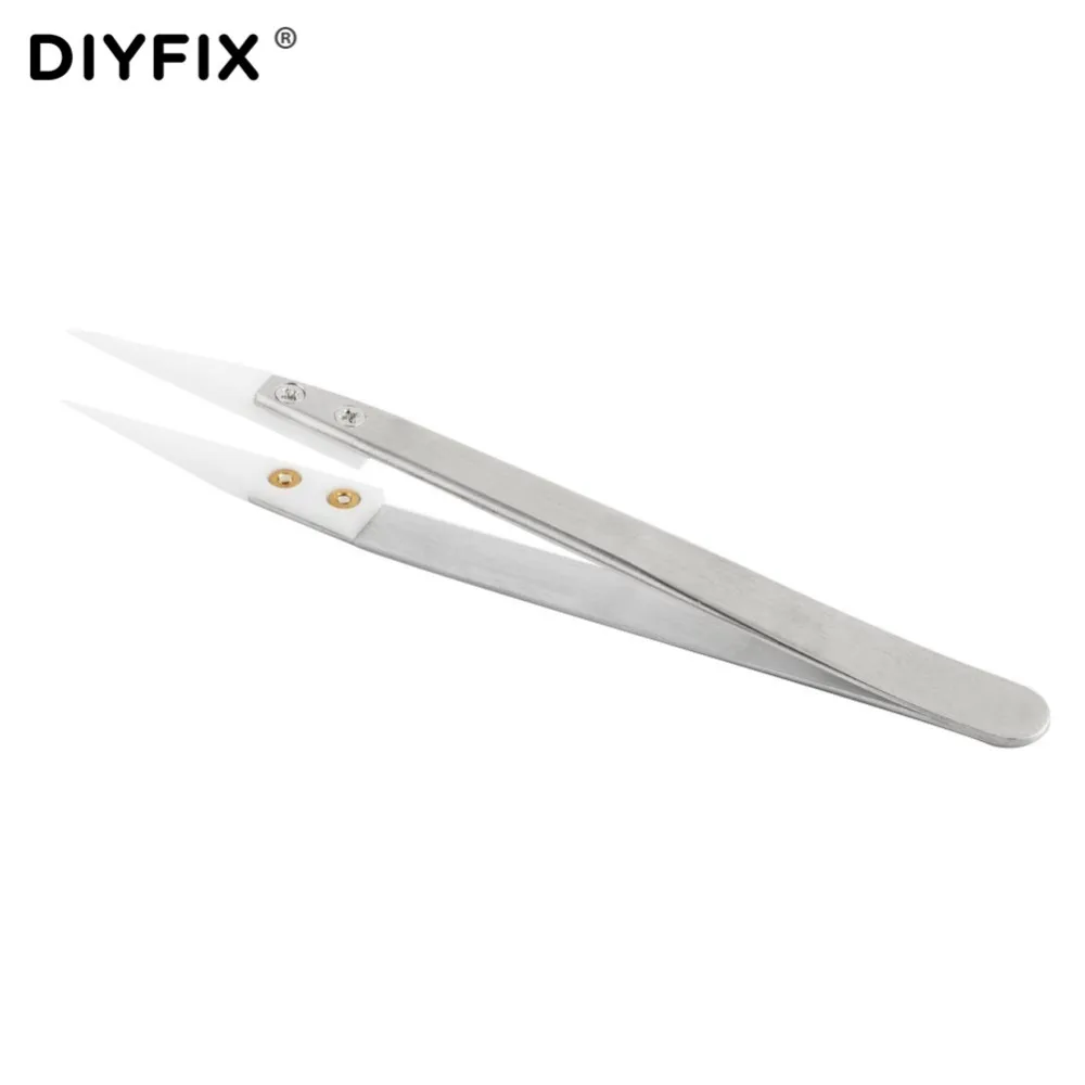 Антистатические керамические пинцеты DIYFIX изолированные термостойкие