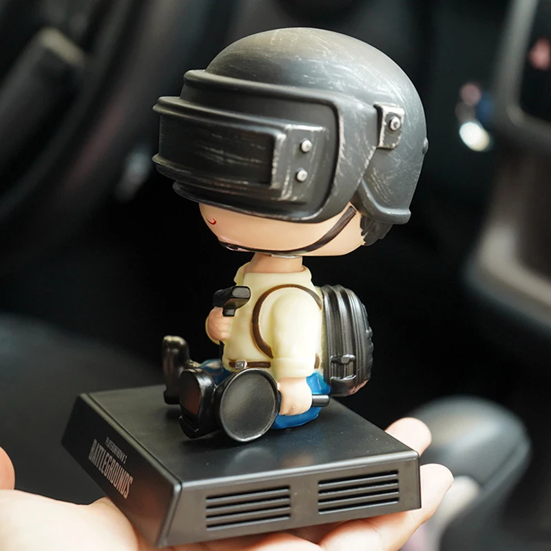 Автомобиль украшения встряхиватель пара кукла для PUBG Playerunknowns Battlegrounds Автомобильный знак остановки украшение приборной панели интерьера