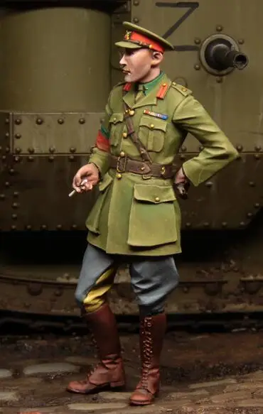 Черный 1/35 статуэтка в виде Первой мировой войны британский Танк солдат 5 шт./компл.(не включает в себя бак) модель Наборы - Цвет: Черный