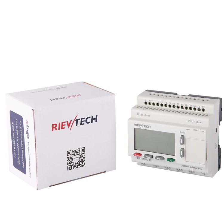 Ethernet PLC, идеальное решение для дистанционного управления и мониторинга и тревожных приложений, встроенный Ethernet возможность PR-18AC-R-N