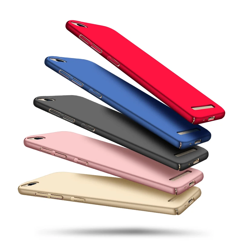 JCDA Case For Xiaomi Redmi 5A Cover silicone flip PC matte Hard Back case glass |