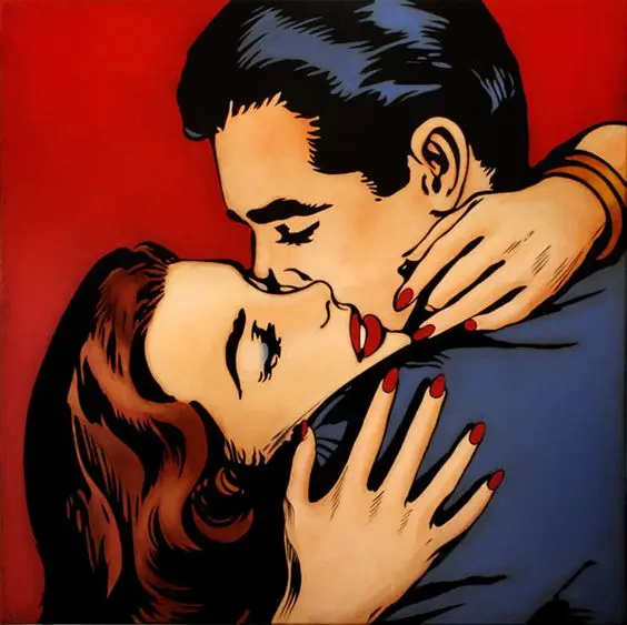 Картина маслом ручной работы на холсте для домашнего декора романтическая