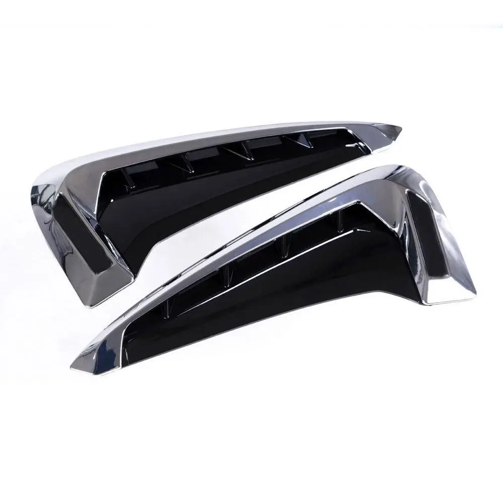 2x Автомобильная хромированная дверь ABS боковое вентиляционное отверстие