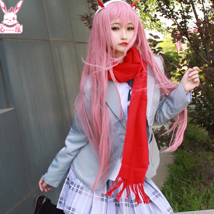 Комплект женской повседневной школьной формы Zero Two CODE:002 из аниме любимый в FRANXX