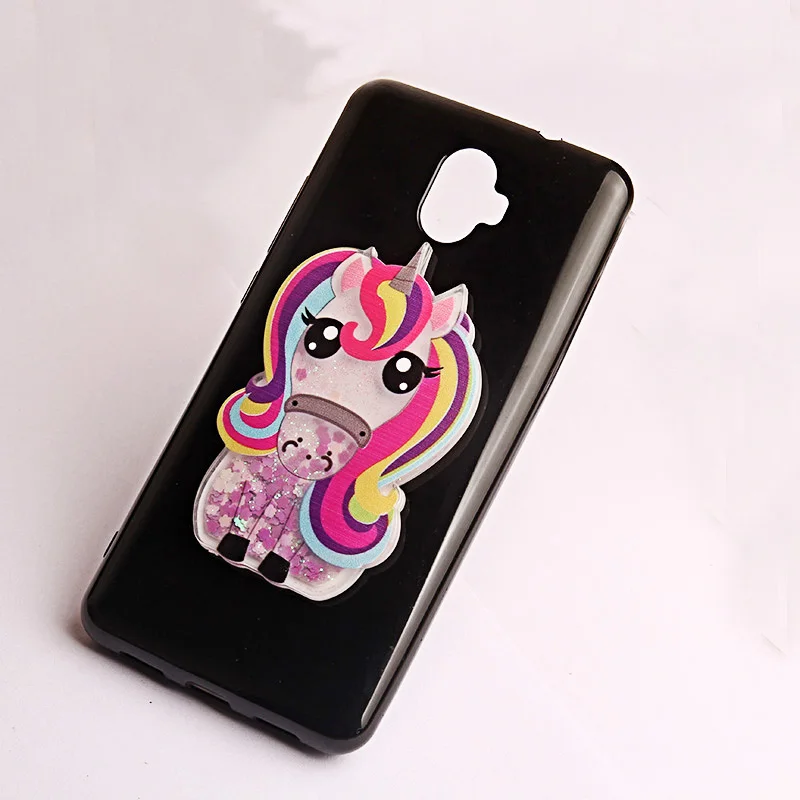 Yelun для zte лезвие V9 V18 N3 V8 V7 M2 M2 lite Z17mini N1 чехол 3D Микки и Минни Маус единорог с принтом зыбучих песков жидкостный мягкий силиконовый задний Чехол