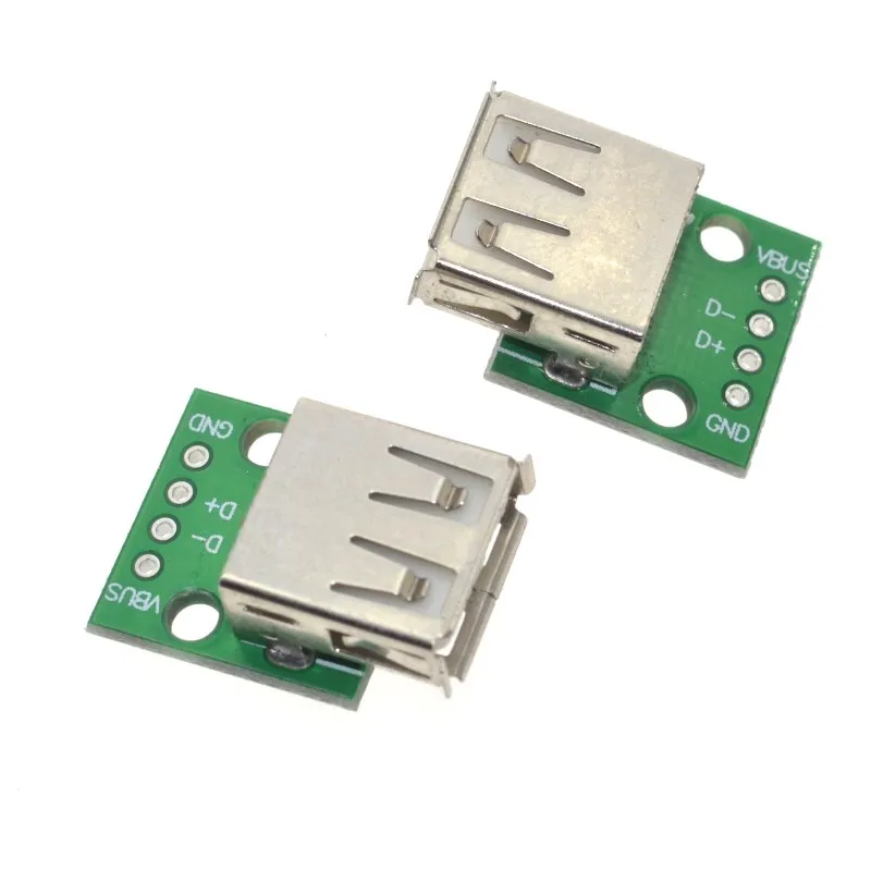 Thinary Electronic 10 шт. USB2.0 Female to 4P DIP переключатель Adapter Board Module USB Plate|Интегральные схемы| |