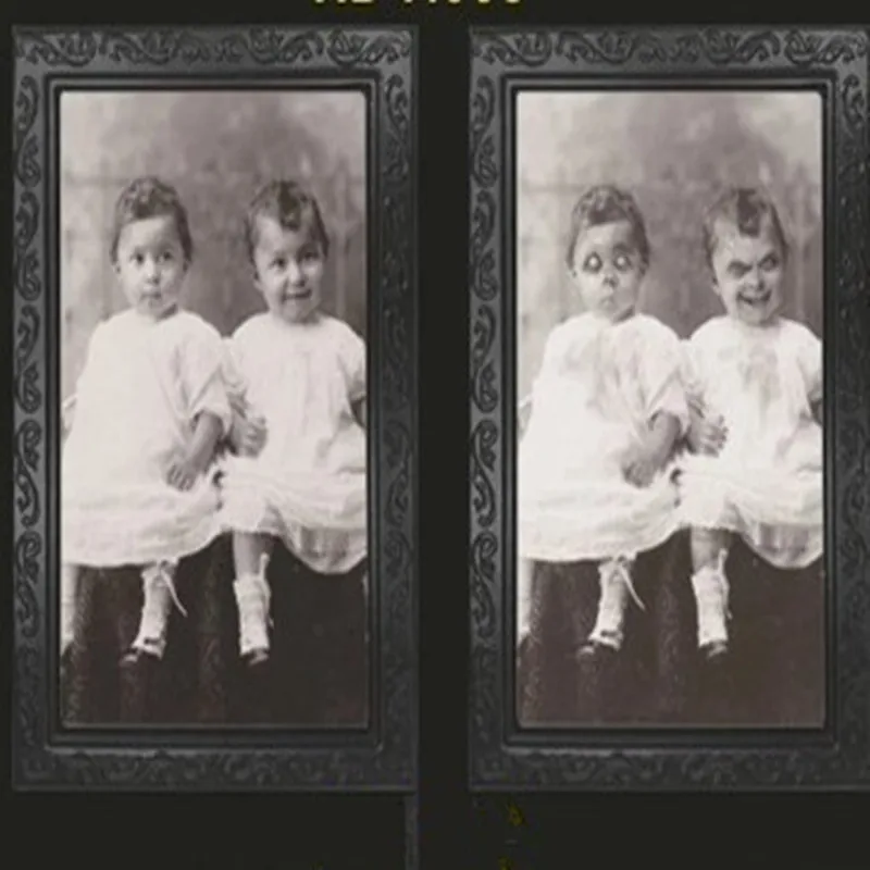 Хэллоуин декоративные изменения на лицо ужаса реквизит из таинственной комнаты