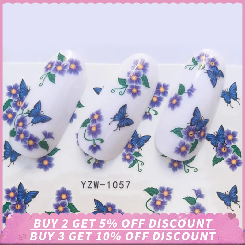 15 дизайнерских 3D стикеров для ногтей Дека художественное украшение