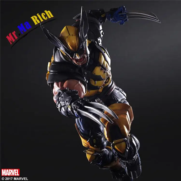 26 см Play Arts PA Marvel Мстители Росомаха коллекционная игрушка кукла|play arts|the avengerswolverine