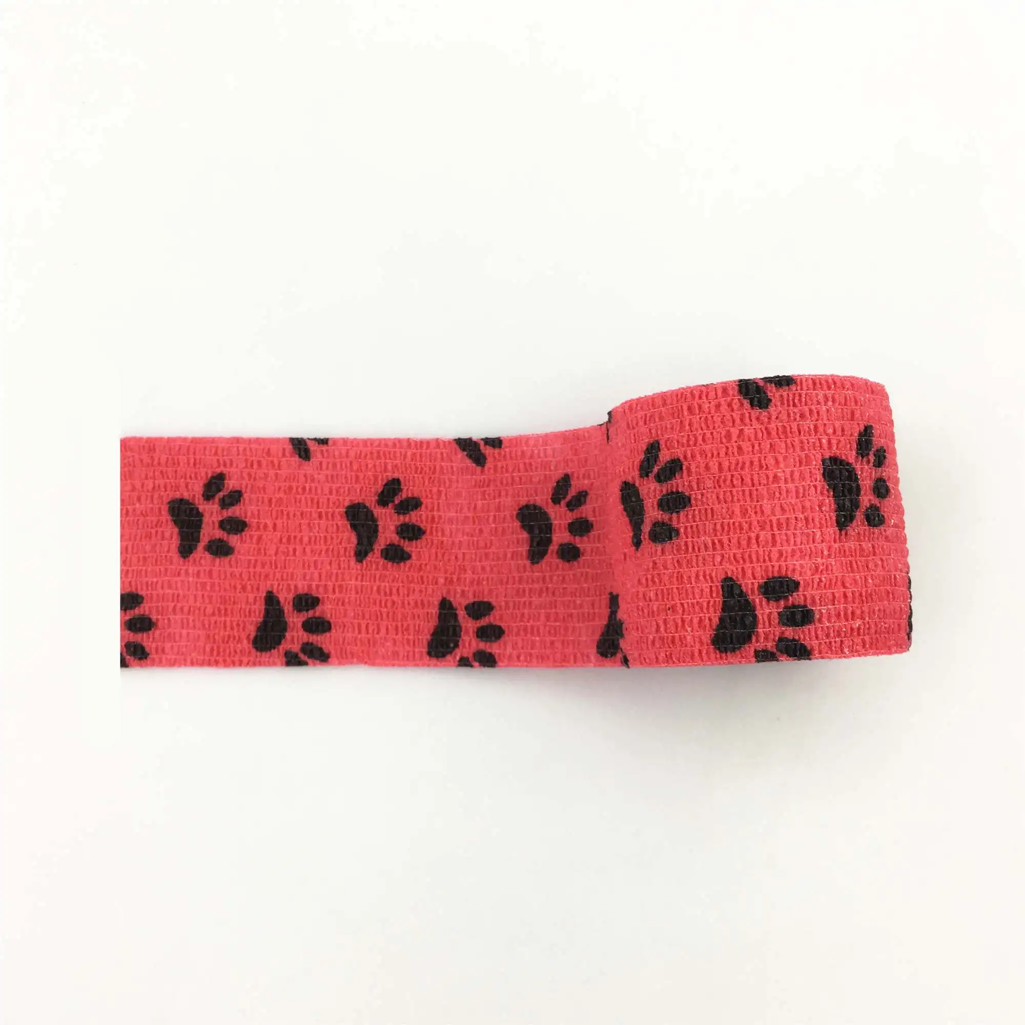 5cmx4.5m Sport Tape Waterproof Self Adhesive Elastic Bandage Muscle Tape Finger Joints Wrap Bandage Non-woven Cohesive Bandage - Color: Red