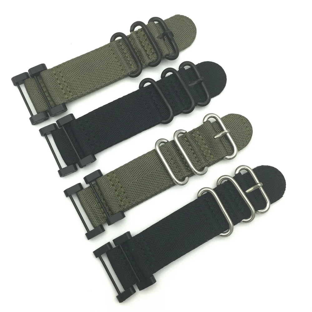 

For Suunto Core Traverse Watch Band Strap Nylon Zulu Watchband 24MM +1 set Adapters +Tools