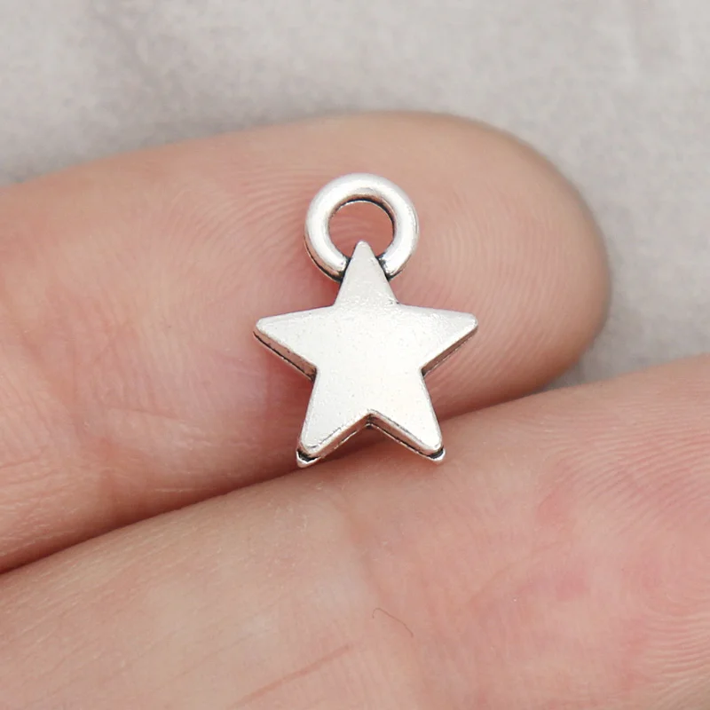 

Модные подвески в виде мини звезд из сплава RAINXTAR, 9*12 мм, 200 шт., AAC1785