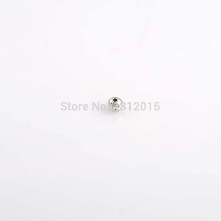 Оптовые Бусины! Лидер продаж Круглые античные серебряные бусины-вставки из