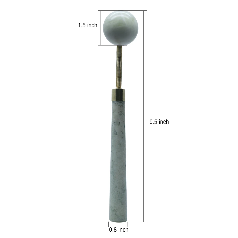 1 шт. натуральный нефритовый массажный массажер для лица шеи роликовый лечебный