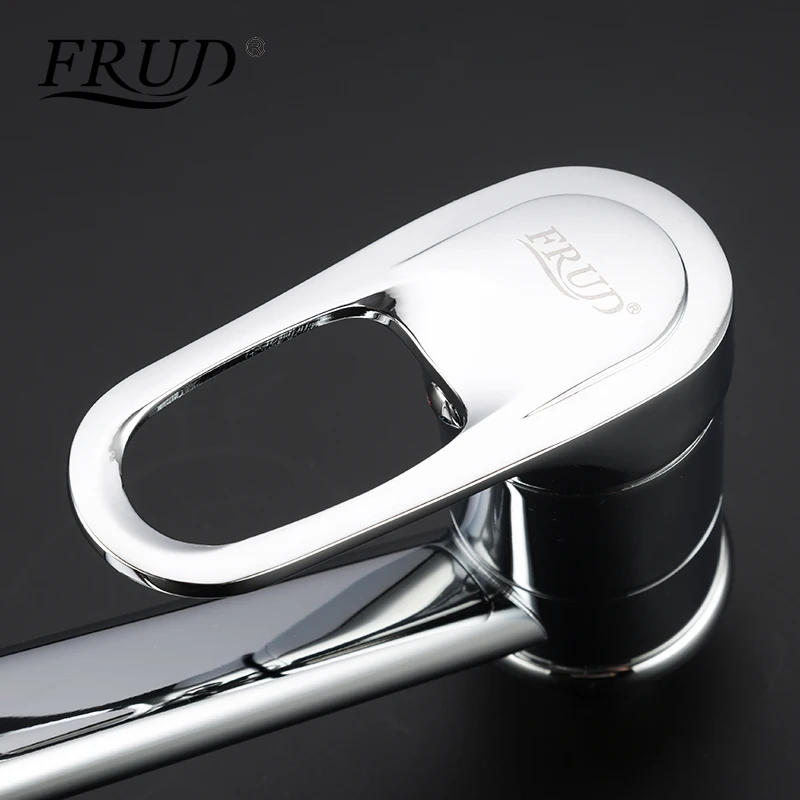 FRUD кухонный кран на бортике для раковины смеситель горячей и холодной воды