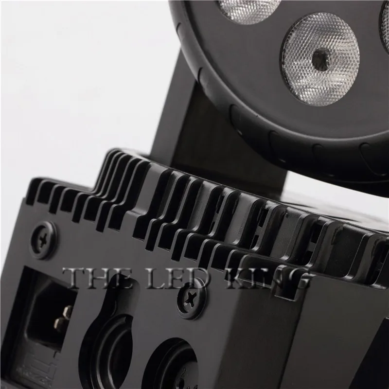 2 шт./лот LED Zoom Wash 7x12 Вт RGBW 4в1 цветной DMX сценический сенсорный экран Moving Head Light