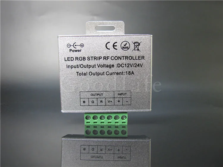 DC 12 24V Беспроводной светодиодный контроллер RF Сенсорная панель LED диммер RGB пульт