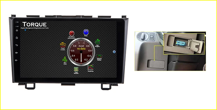 Восьмиядерный автомобильный dvd-плеер для Honda CRV 2006-2011 с Gps ips емкостный экран Wifi Bluetooth Android 8,1 поддержка сабвуфера
