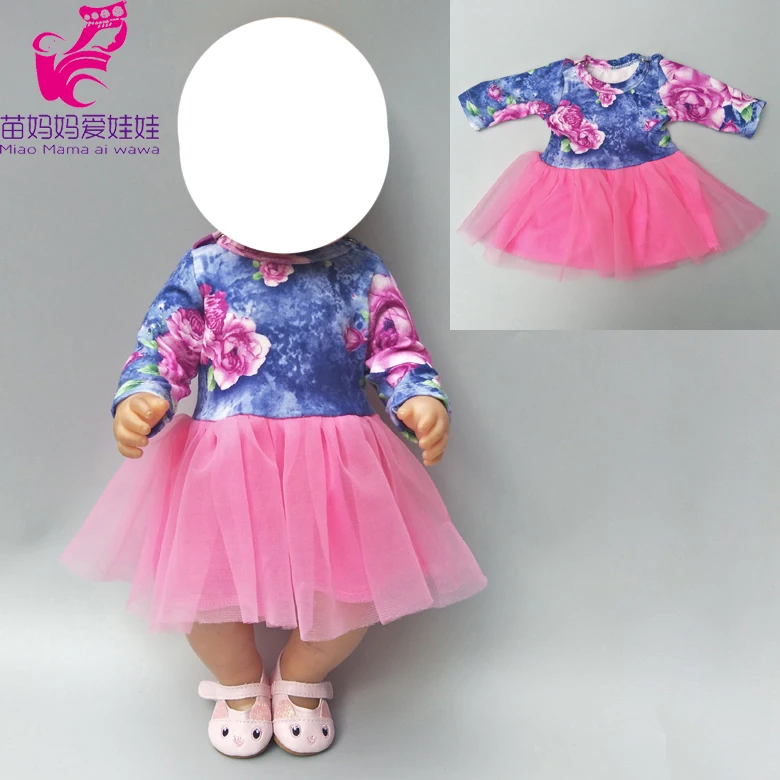 Одежда куклы, платье для 43 см кукла платье для 18 дюймов девочка кукла Единорог Платье Детские куклы одежда детские подарки