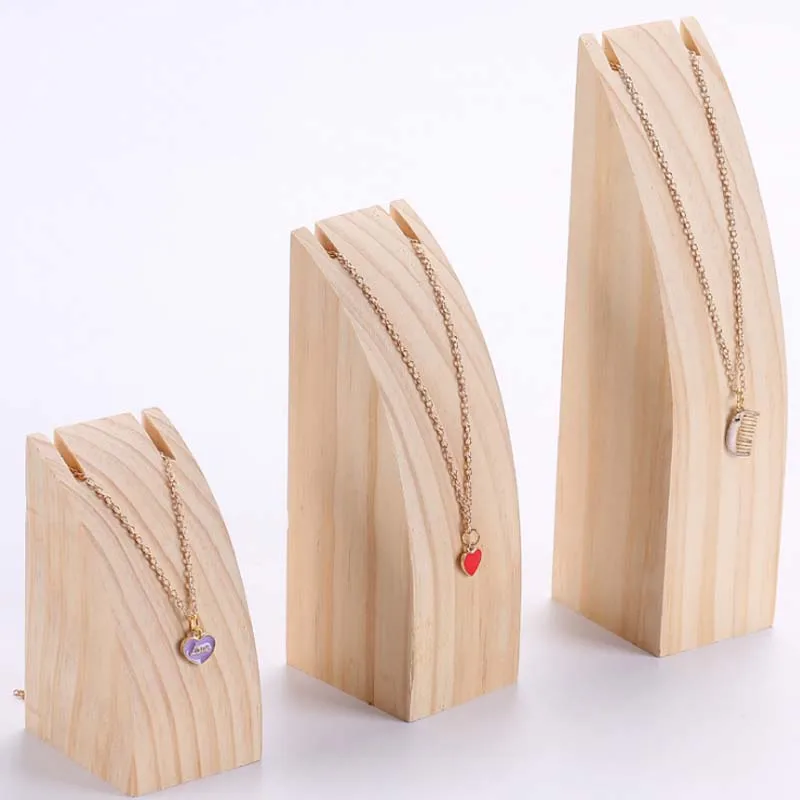 

Mordoa Wood Jewelry Display Stand Glasses Necklace Holder Rack Necklace Pendant Rack for Home Shop Counter Shows