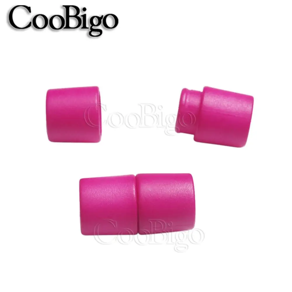 Pink 100 шт. в упаковке, цветные пластиковые пряжки, безопасная защелка, застежка, ожерелье, Паракорд и лента, ремешки# FLC090(Mix-s - Цвет: Pink