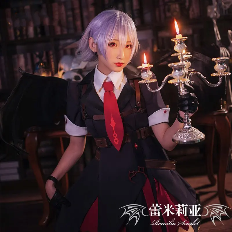 Амин проект Touhou Амина Алая Косплей Костюм Хэллоуин Униформа пальто + юбка галстук