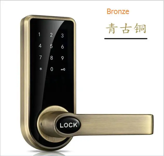 Цифровой Дверной замок электронная карта с кодом сенсорным экраном безключевым