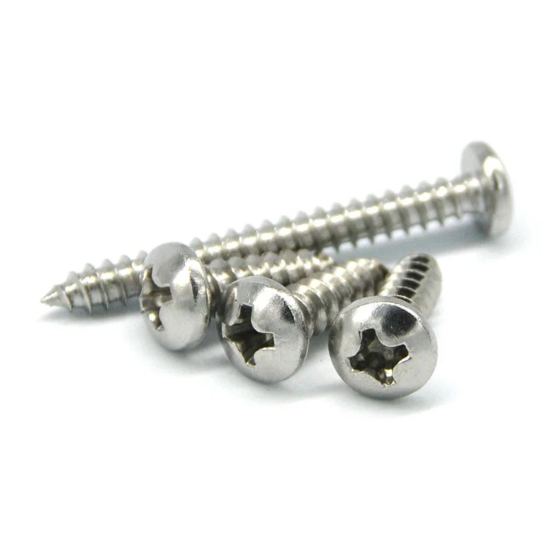 15 шт. самосверливающиеся винты с круглой головкой из нержавеющей стали 304 M4.2 *
