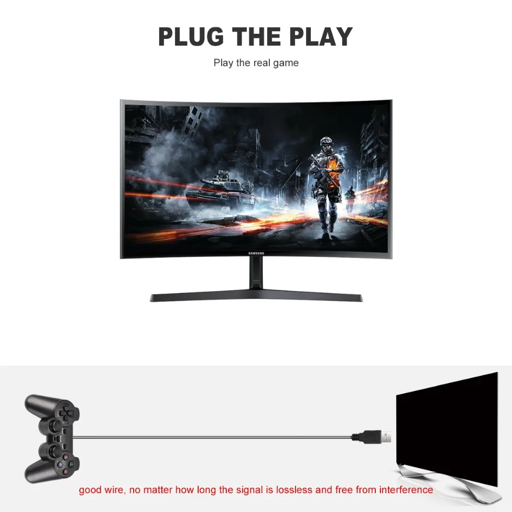 Новейший USB 2,0 проводной геймпад/джойстик игровой контроллер для ПК ноутбука Raspberry Pi 3