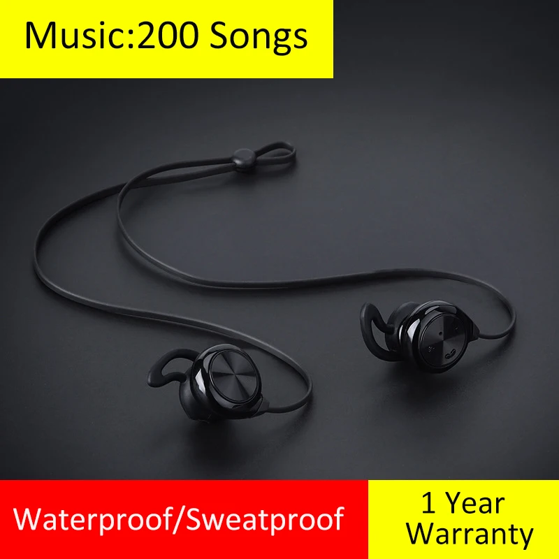 Sport Wireless Bluetooth Earphone Hongsund S9 Waterproof Magnetic Headset Music Bass Stereo Earbuds For Iphone Xiaomi | Электроника