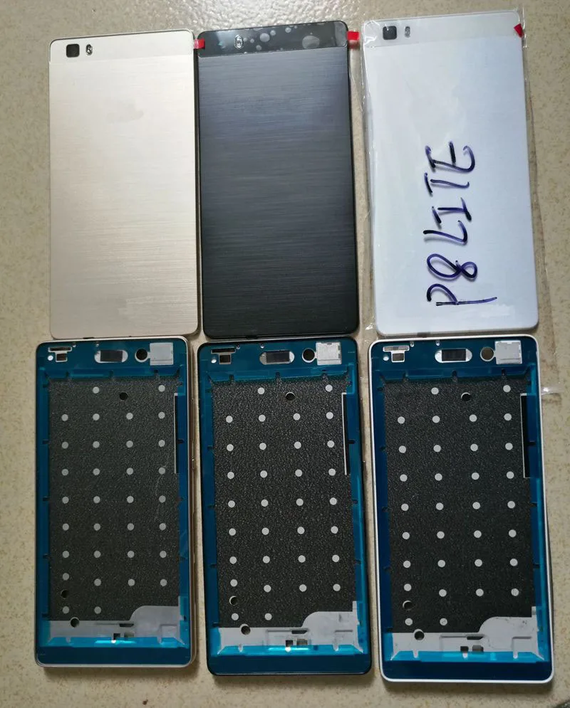 XCHMFG P8 LITE передняя рамка ЖК дисплея + задняя крышка Lite Лицевая панель средняя