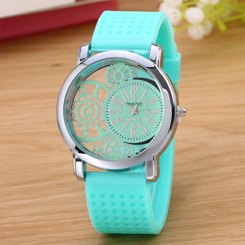 Fashion Silicone Rubber Watch Casual women's slim watches Quartz Relogio Feminino Clock Hot Selling bayan 2019 reloj mujer | Наручные