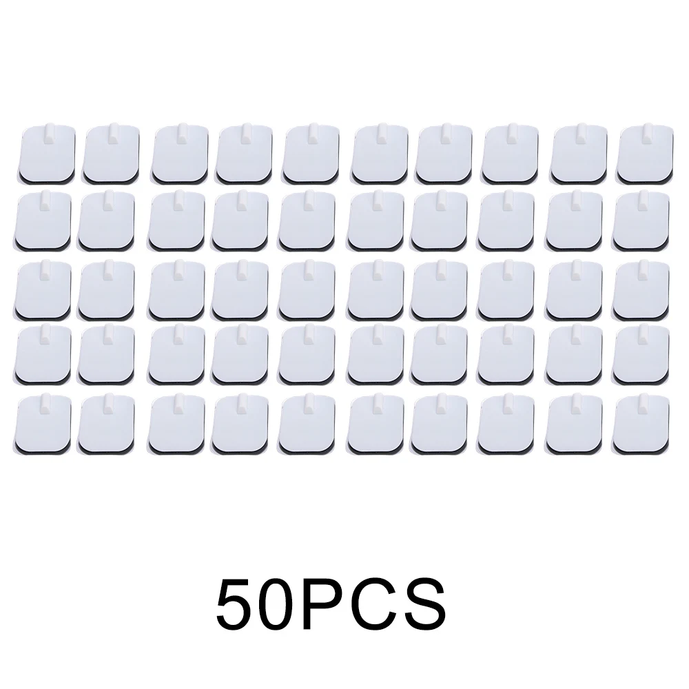 50pcs set 3 50/100 шт электроды для миостимулятор физиотерапевтическая Машина Патчи для похудения Массажер клейкие гелевые подушечки потери Вес - Цвет: 50pcs set 3
