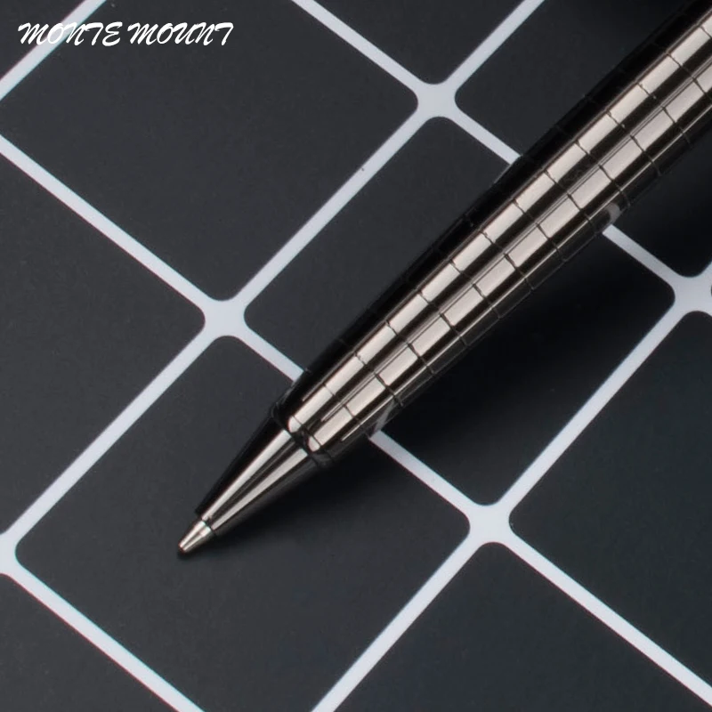 

Luxury pens 859 Metal lattice Golden engraved pattern Colour Business office Medium nib Ballpoint Pen New