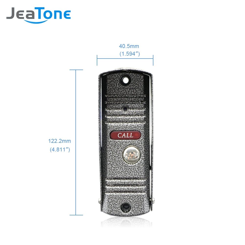 JeaTone 7 дюймовый цветной ЖК дисплей Проводная 1200TVL Ночная камера видеодомофон
