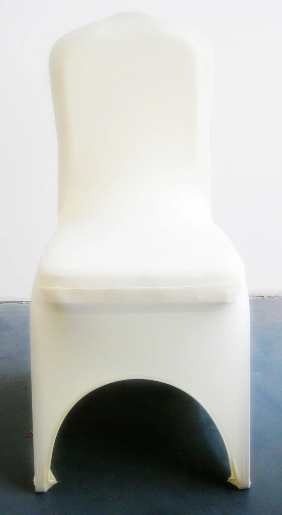 Цвет слоновой кости чехлы для стульев свадьбы спандекс лайкра эластичная