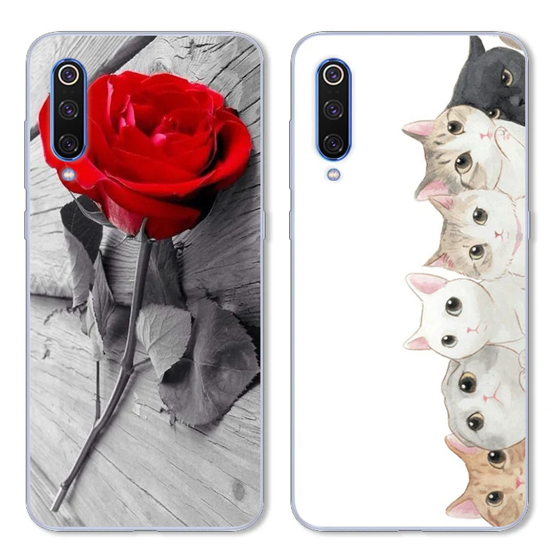 Funda For Xiaomi Mi 9 Case Mi9 explore Silicone Soft Phone SE mi9 se mi9se Cover mi Coque | Мобильные телефоны и