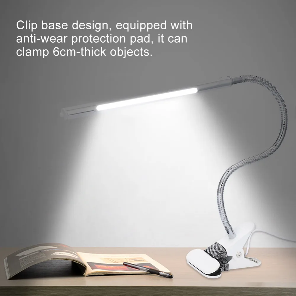 

brand new twisted 4.5W portable permanent desk lamps makeup eyebrow tattoo reading clip USB desk cosmetic lamp for nails desk