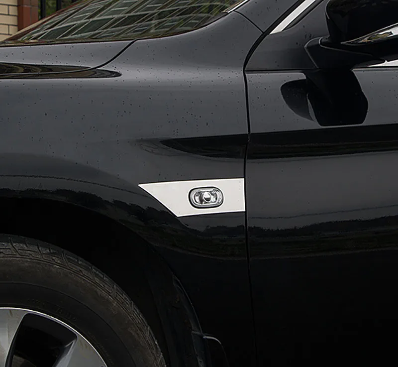 

2pcs stainless steel For Honda Accord 2014-2017 Side lamp decorative frame Decorative strip sticker