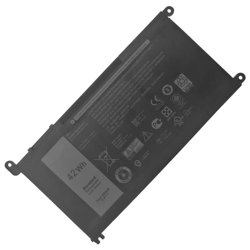 11,4 V 42Wh ноутбук Батарея 3CRH3 WDX0R T2JX4 wdxor для DELL 15MF PRO-1508T для Inspiron 13 5000 5368 5378