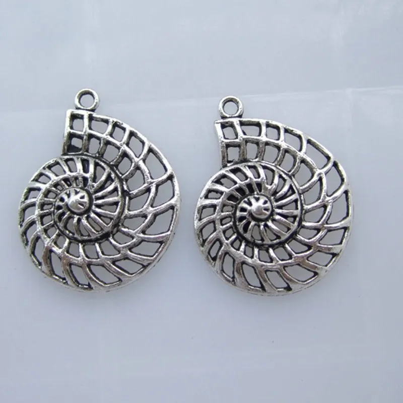 10 шт спиральные раковины морская улитка Очаровательные Подвески для бус