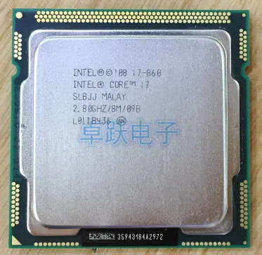 Оригинальный процессор Intel i7 860 /2 8 ГГц/LGA1156/8 Мб/четырехъядерный/i7-860 pengiriman