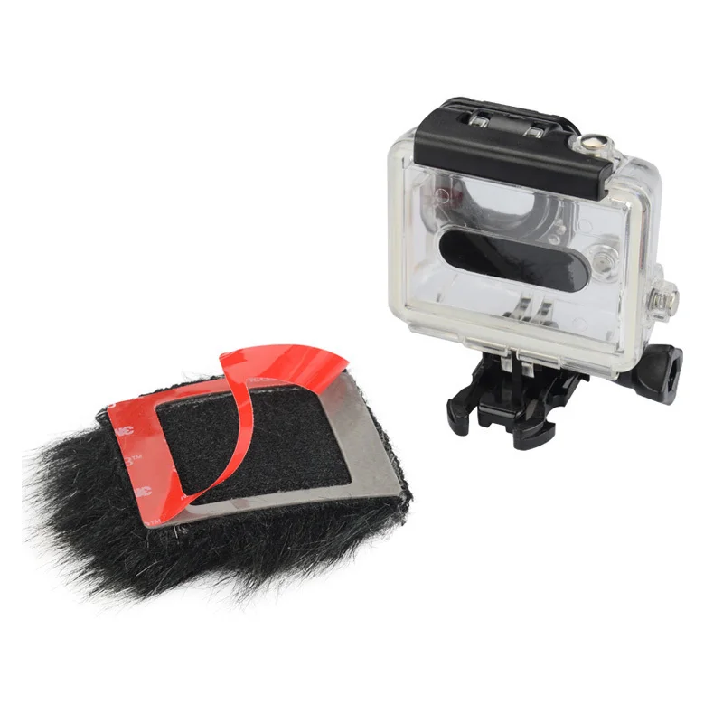 Меховая муфта для лобового стекла KingMa Gopro Hero 3 + видеокамеры снижения уровня шума